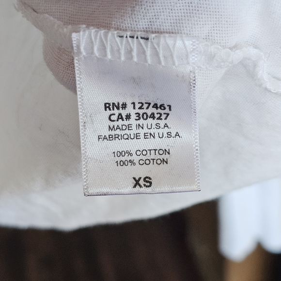 Wildfox "I Hope Ghosts Believe In Me" White Long Sleeve Tee - Picture 7 of 7